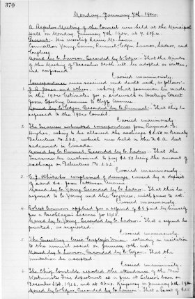 7-Jan-1924 Meeting Minutes pdf thumbnail