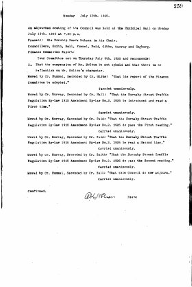 13-Jul-1925 Meeting Minutes pdf thumbnail