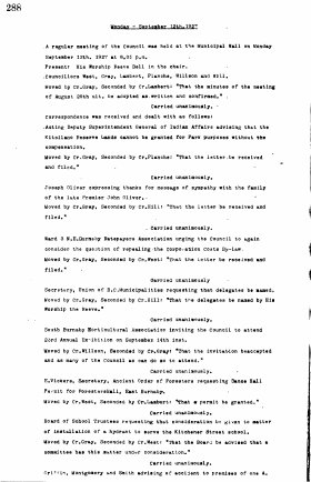 12-Sep-1927 Meeting Minutes pdf thumbnail