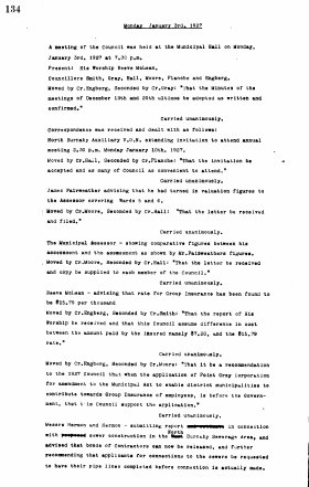 3-Jan-1927 Meeting Minutes pdf thumbnail