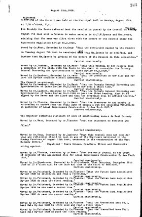 13-Aug-1928 Meeting Minutes pdf thumbnail