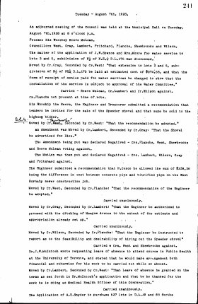 7-Aug-1928 Meeting Minutes pdf thumbnail