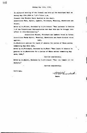 13-May-1929 Meeting Minutes pdf thumbnail
