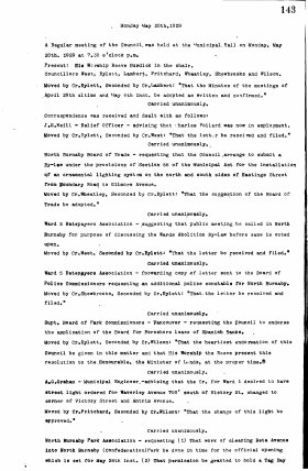 20-May-1929 Meeting Minutes pdf thumbnail