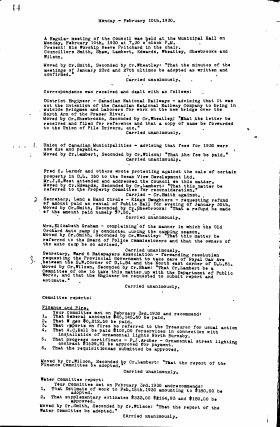 10-Feb-1930 Meeting Minutes pdf thumbnail