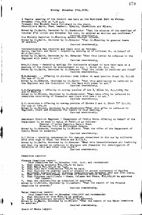 17-Nov-1930 Meeting Minutes pdf thumbnail