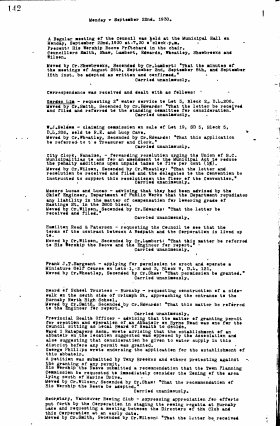 22-Sep-1930 Meeting Minutes pdf thumbnail