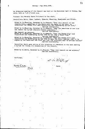 26-May-1930 Meeting Minutes pdf thumbnail