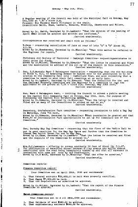 5-May-1930 Meeting Minutes pdf thumbnail