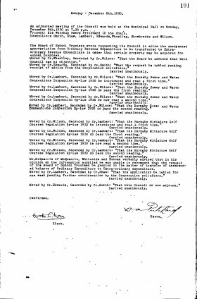 8-Dec-1930 Meeting Minutes pdf thumbnail