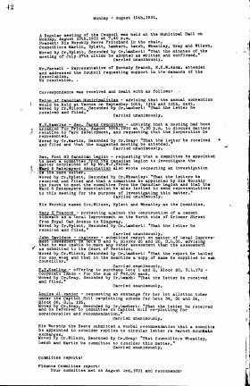 10-Aug-1931 Meeting Minutes pdf thumbnail