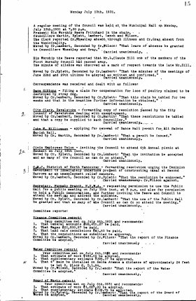 13-Jul-1931 Meeting Minutes pdf thumbnail