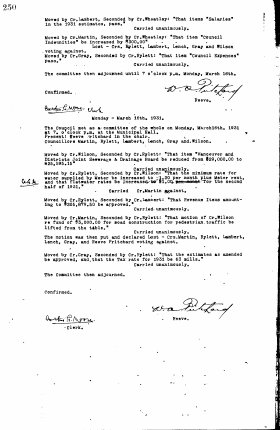 16-Mar-1931 Meeting Minutes pdf thumbnail