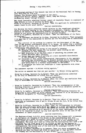 20-Jul-1931 Meeting Minutes pdf thumbnail