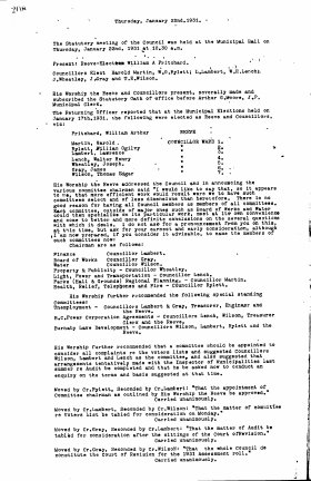 22-Jan-1931 Meeting Minutes pdf thumbnail