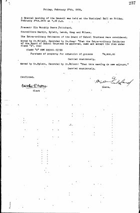 27-Feb-1931 Meeting Minutes pdf thumbnail