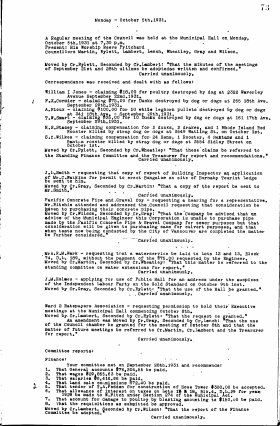 5-Oct-1931 Meeting Minutes pdf thumbnail
