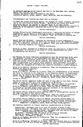 1-Aug-1932 Meeting Minutes pdf thumbnail