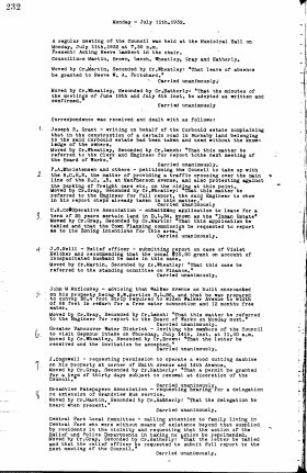11-Jul-1932 Meeting Minutes pdf thumbnail