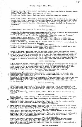 22-Aug-1932 Meeting Minutes pdf thumbnail