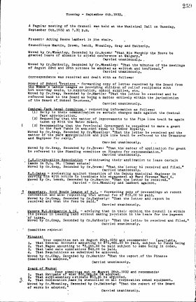 6-Sep-1932 Meeting Minutes pdf thumbnail