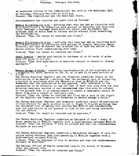 9-Feb-1933 Meeting Minutes pdf thumbnail