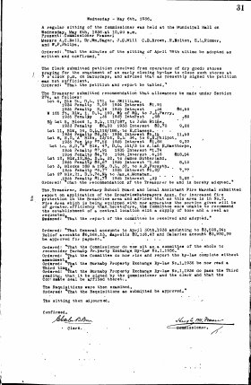 6-May-1936 Meeting Minutes pdf thumbnail
