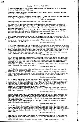22-Oct-1945 Meeting Minutes pdf thumbnail