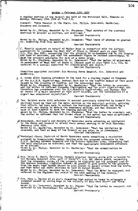 13-Feb-1950 Meeting Minutes pdf thumbnail