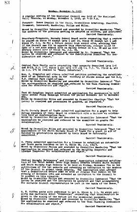 3-Nov-1952 Meeting Minutes pdf thumbnail