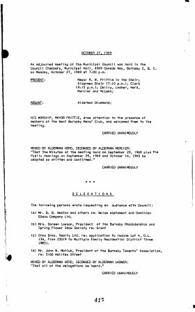 27-Oct-1969 Meeting Minutes pdf thumbnail