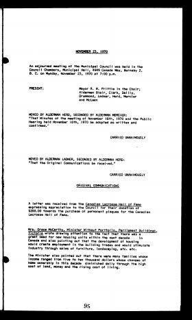 23-Nov-1970 Meeting Minutes pdf thumbnail