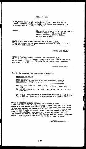 15-Mar-1971 Meeting Minutes pdf thumbnail
