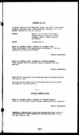 8-Feb-1971 Meeting Minutes pdf thumbnail