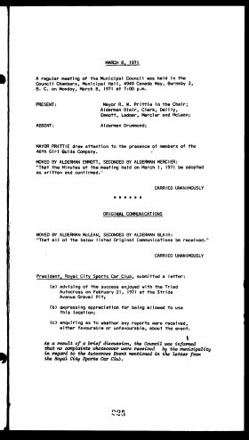 8-Mar-1971 Meeting Minutes pdf thumbnail