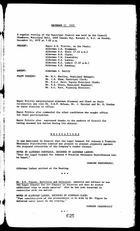 11-Dec-1972 Meeting Minutes pdf thumbnail