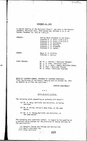 14-Nov-1972 Meeting Minutes pdf thumbnail