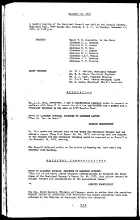 13-Nov-1973 Meeting Minutes pdf thumbnail
