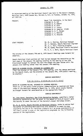 15-Jan-1974 Meeting Minutes pdf thumbnail
