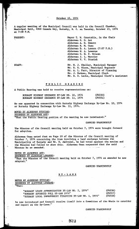 15-Oct-1974 Meeting Minutes pdf thumbnail