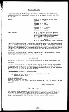 18-Nov-1974 Meeting Minutes pdf thumbnail