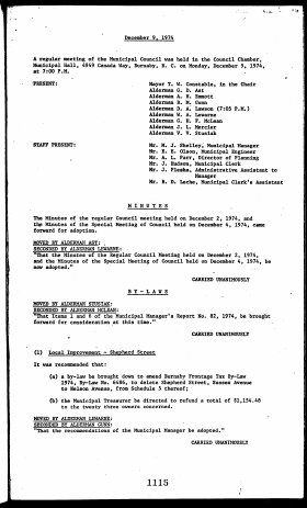 9-Dec-1974 Meeting Minutes pdf thumbnail