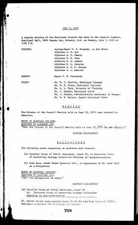 7-Jul-1975 Meeting Minutes pdf thumbnail