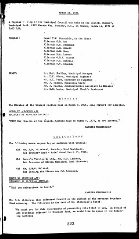 15-Mar-1976 Meeting Minutes pdf thumbnail