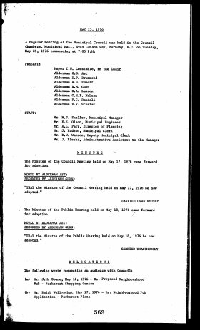 25-May-1976 Meeting Minutes pdf thumbnail