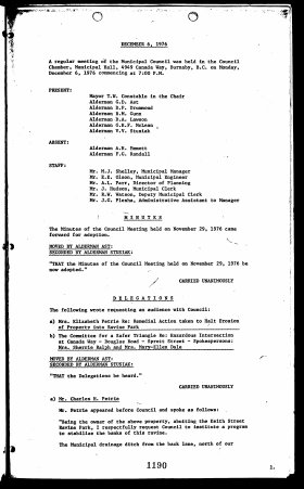 6-Dec-1976 Meeting Minutes pdf thumbnail