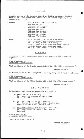 2-Aug-1977 Meeting Minutes pdf thumbnail