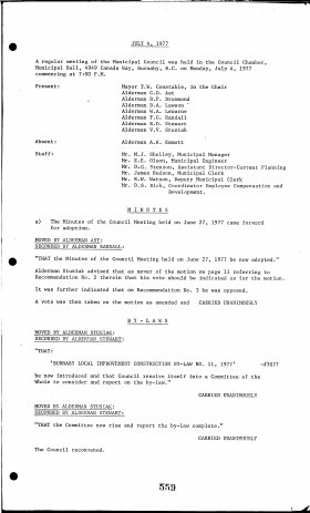 4-Jul-1977 Meeting Minutes pdf thumbnail
