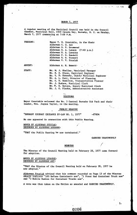 7-Mar-1977 Meeting Minutes pdf thumbnail