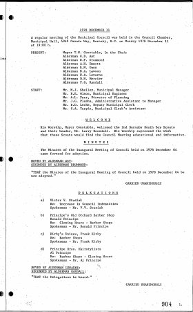 11-Dec-1978 Meeting Minutes pdf thumbnail